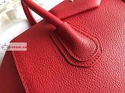 Givenchy Medium Antigona Bag In Grained Leather Red 34cm - 3