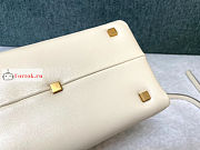 Valentino Small One Stud Nappa Handbag White 19x16x12cm - 3