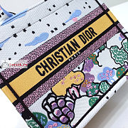 Dior Small Book Tote Ciel de Reve Embroidery M1265 26.5x21x14cm  - 2