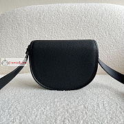 Dior Gallop Messenger Bag In Grained Leather Black 1ADPO 20.5×16×5cm - 2