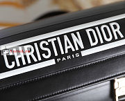 Dior Small Diorcamp Bag In Smooth Leather Black M1243 23x15x8cm - 2