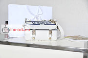 Dior Small Diorcamp Bag In Smooth Leather White M1243 23x15x8cm - 1