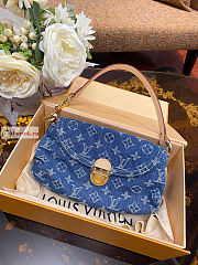 Louis Vuitton Pleaty Denim Bag M95050 26x15x9cm - 1