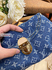 Louis Vuitton Pleaty Denim Bag M95050 26x15x9cm - 4