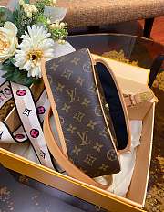 Louis Vuitton Diane Monogram Canvas Black M45985 25×9×15cm - 4