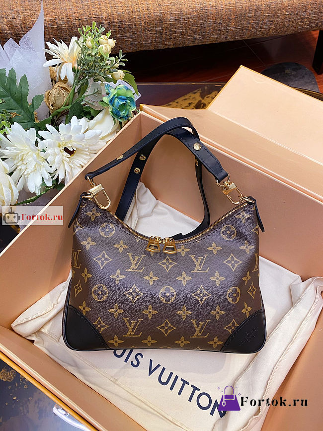 Louis Vuitton Boulogne Monogram Canvas Black M45831 29x16x9.5cm - 1