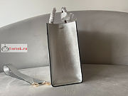 Fendi Medium Roma Sunshine Tote Leather Silver 35x31x17cm - 5
