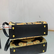 Fendace Mini Peekaboo Leather Black 23cm - 5