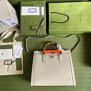 Gucci Diana Medium Tote Bag White 655658 35cm - 4