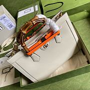 Gucci Diana Medium Tote Bag White 655658 35cm - 2