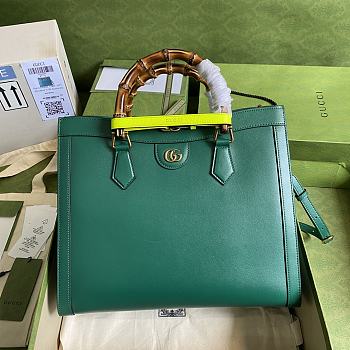 Gucci Diana Medium Tote Bag Green 655658  35cm