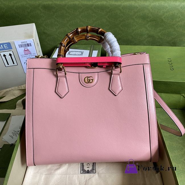 Gucci Diana Medium Tote Bag Pink 655658  35cm - 1