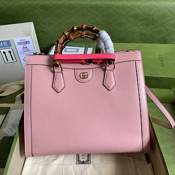 Gucci Diana Medium Tote Bag Pink 655658  35cm