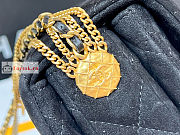 Chanel Mini Flap Bag In Lambskin Suede Black AS3378 15x20x9cm - 5