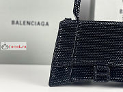 Balenciaga Small Hourglass Handbag Crystal Black 23cm - 3