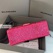 Balenciaga Small Hourglass Handbag Crystal Pink 23cm - 4