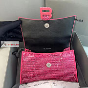 Balenciaga Small Hourglass Handbag Crystal Pink 23cm - 5