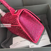Balenciaga Small Hourglass Handbag Crystal Pink 23cm - 6
