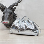 Bottega Veneta Mini Pouch Silver 22x12X7cm - 4