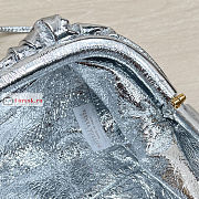 Bottega Veneta Mini Pouch Silver 22x12X7cm - 2