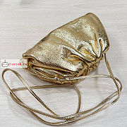 Bottega Veneta Mini Pouch Golden 22x12X7cm - 2