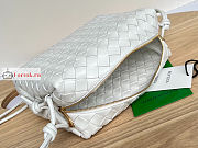Bottega Veneta Loop Camera Bag White 25cm - 6