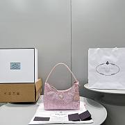 Prada Re-Edition 2000 Satin Mini Bag Pink 1NE515 22x17x6cm - 1