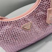 Prada Re-Edition 2000 Satin Mini Bag Pink 1NE515 22x17x6cm - 3