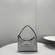 Prada Re-Edition 2000 Satin Mini Bag Black 1NE515 22x17x6cm - 6