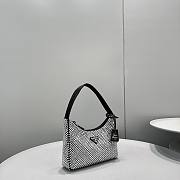 Prada Re-Edition 2000 Satin Mini Bag Black 1NE515 22x17x6cm - 5