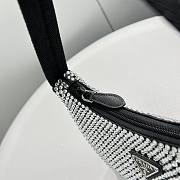 Prada Re-Edition 2000 Satin Mini Bag Black 1NE515 22x17x6cm - 4