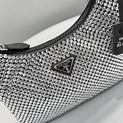 Prada Re-Edition 2000 Satin Mini Bag Black 1NE515 22x17x6cm - 2