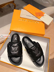 Louis Vuitton Miami Mule Monogram Pattern Black 1AA7S3 - 1