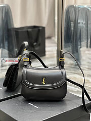 Ysl Medium Charlie Shoulder Bag In Smooth Leather Black 6867422 23x17x4cm - 1