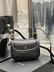 Ysl Medium Charlie Shoulder Bag In Smooth Leather Black 6867422 23x17x4cm - 6