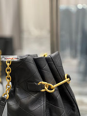 Ysl Le Maillon Hook Bucket Bag Black 686310 19×27×12cm - 5