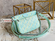 Louis Vuitton Multi Pochette Accessoires Sprayed Green M46180 24x13.5x4cm - 4