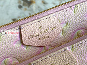 Louis Vuitton Multi Pochette Accessoires Sprayed Pink M46093 24x13.5x4cm - 6