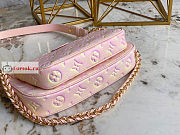 Louis Vuitton Multi Pochette Accessoires Sprayed Pink M46093 24x13.5x4cm - 4