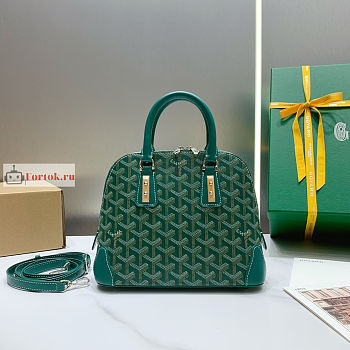 Goyard Mini Vendome Bag Green 23cm