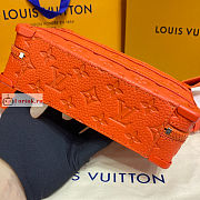 Louis Vuitton Handle Soft Trunk Monogram Embossed Orange M20956 21.5x15x7cm - 4