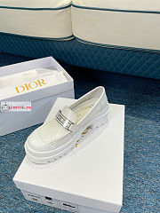 Dior Code Loafer White  - 6