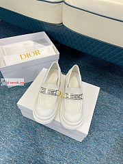 Dior Code Loafer White  - 4
