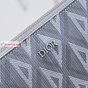 Dior Pouch CD Diamond Canvas Gray 30x20cm  - 6