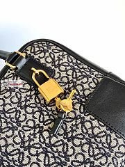 Loewe Amazona 19 Square Bag In Anagram Black 19x18x11.5cm - 2