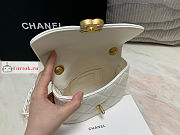 Chanel Mini Flap Bag White AS3205 13x18x6cm - 6