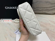 Chanel Mini Flap Bag White AS3205 13x18x6cm - 3