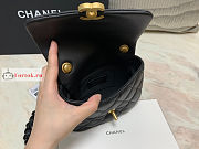 Chanel Mini Flap Bag Black AS3205 13x18x6cm - 6