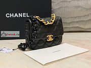Chanel Mini Flap Bag Black AS3205 13x18x6cm - 3