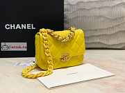 Chanel Mini Flap Bag Yellow AS3205 13x18x6cm - 6
